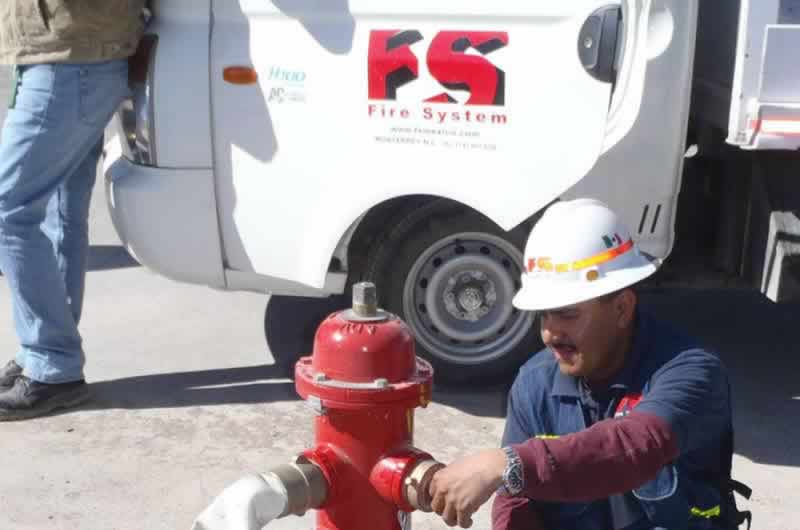 Instalación de hidrante