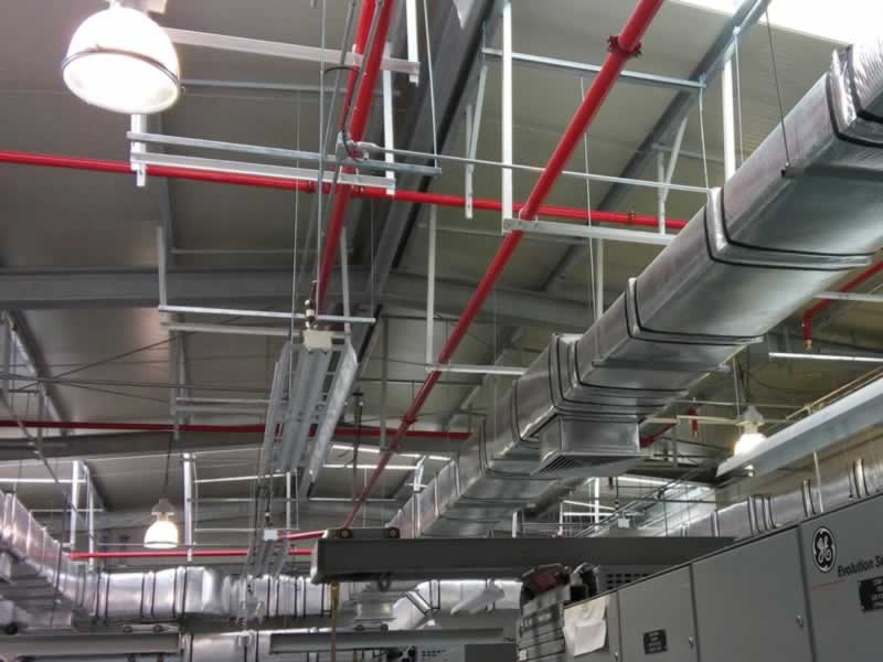 Canalización para trayectoria de gas, seguridad contra incendio